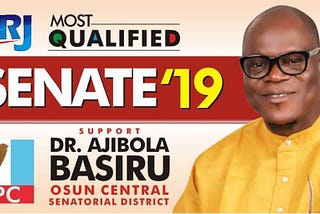 My Pact with the People of Osun Central by Dr Surajudeen Ajibola Basiru