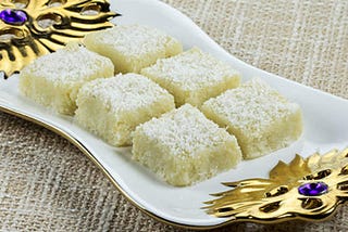Coconut barfi