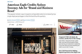 👖 Celebrity Marketing Pays Off for American Eagle