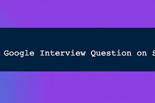 Day 5: Amazon and Google Interview Question on SetTimeout