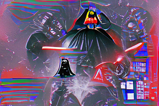 AI art: Darth Vader, Superman, Jesus Christ