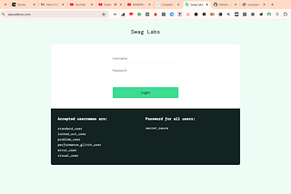 let’s Test this login page