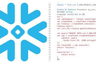 Industrial Use Case on JavaScript APIs for Snowflake Stored Procedures