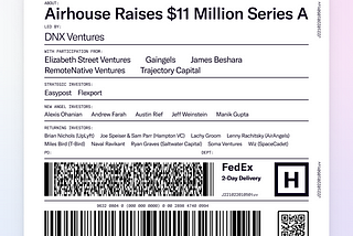 Our Investment in Airhouse — the Modern Fulfillment for High-Growth Brands