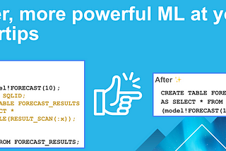 Snowflake’s ML Functions just got easier (and better!)