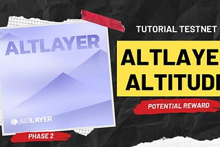 Tutorial Testnet Altlayer Altitude — Phase 2