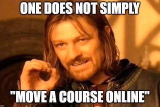 Online Teaching: