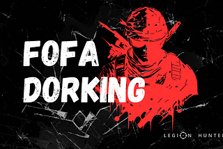 FOFA Dorking for Bug Hunters