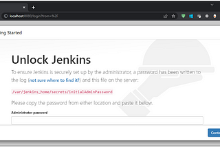 Run Jenkins using Docker Desktop (linux containers)