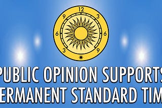 Public Opinion Supports Permanent Standard Time