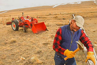 Get more done with the 46" Pallet Fork For Compact Tractors attachment