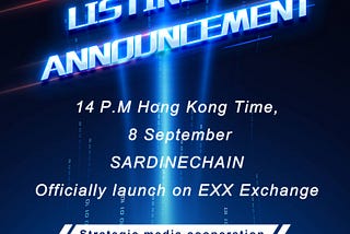 Online announcement