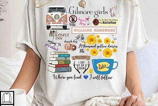 Vintage Gilmore Girls Sweatshirt, Cozy Unisex Shirt, TV Show-Inspired Apparel