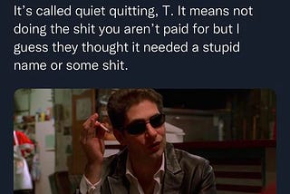 Do teachers get to “quiet quit”?