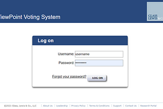 Corporate Governance UX Research: Migrating to a new and improved proxy voting platform.