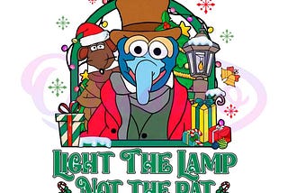 Light the Lamp Not the Rat Muppet Christmas PNG