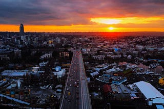 Vancouver City in the night.