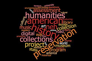 What goes into an NEH grant? (Playing with data)