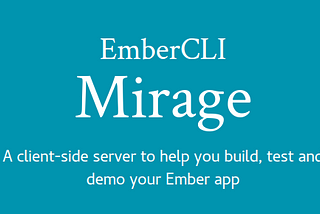 Ember CLI Mirage for dummies