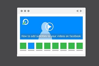How do I add subtitles to a video on Facebook?
