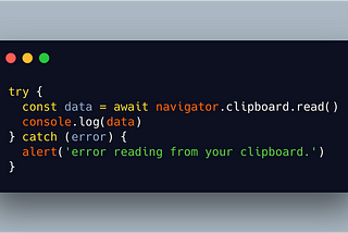 An introduction to the new Async Clipboard API 🔥