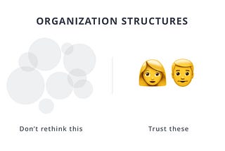 Don’t Rethink The Organization. Just Add the Right People.