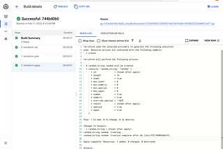 Terraform using Google Cloud Build: a very basic example