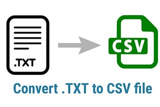 Converting Data file to CSV file and read through Jupyter notebook