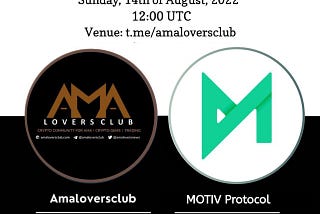 Recapitulation of MOTIV Protocol PROJECT AMA event held at AMA LOVERS CLUB.