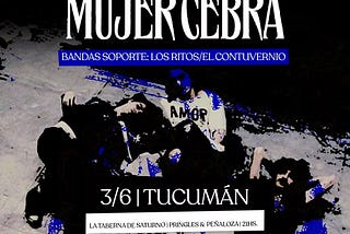 Mujer Cebra en Tucumán, pogo e intimidad