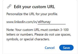 Profesyonel Görünmek Önemli: LinkedIn URL Linkinizi Optimize Edelim mi?