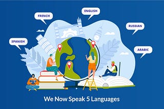 We now speak five languages!