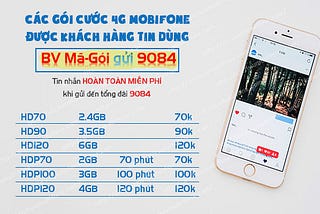 Hướng dẫn cách đăng ký 4G MobiFone mới nhất