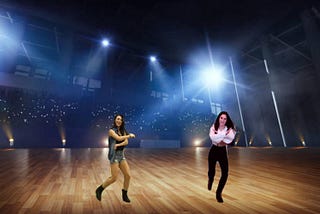 Virtual Dance Reality Stage using Semantic Segmentation.