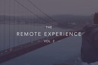 The Remote Experience: Vol. 2