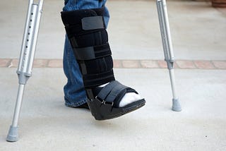 Yes, You Need Crutches with a Walking Boot