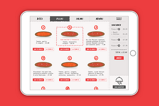 Franco Manca | At Seat Ordering and Payment System | Concept Project