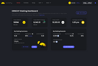 Crunchy Network CRNCHY Staking