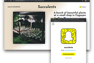 Effortless Sharing with Snap’s Creative Kit for Web