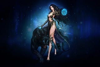 The enlightenment on Witch/Dark goddess