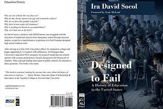 Cover: Designed to Fail. Order on Kindle now, or on paper on November 7.
