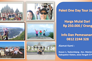 Paket Wisata Jogja 1 Hari