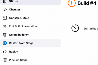 Jenkins : disableRestartFromStage option - Disable option “Restart From Stage” visible on console