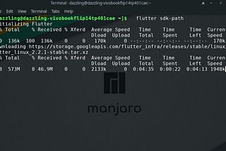 How to Configure Flutter -Manjaro