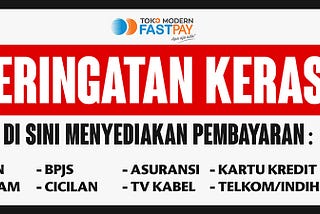 Konsep S3 marketing dalam bentuk spanduk unik untuk Fastpay