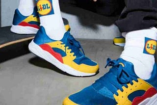 scarpe Lidl e nuovo posizionamento di brand