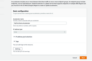 AWS Anycast Service Global Accelerator