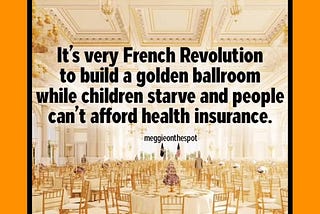 “Let Them Eat Cake” Vibes on Steroids