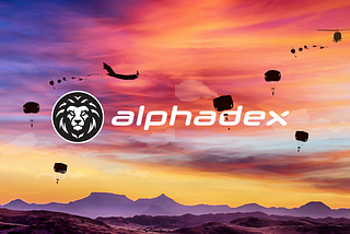 Alphadex LP Provider Airdrop #1 APR% is almost complete
