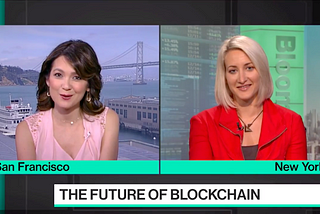 Kadena on Bloomberg TV: Monica Quaintance shares expert opinion on the future of blockchain